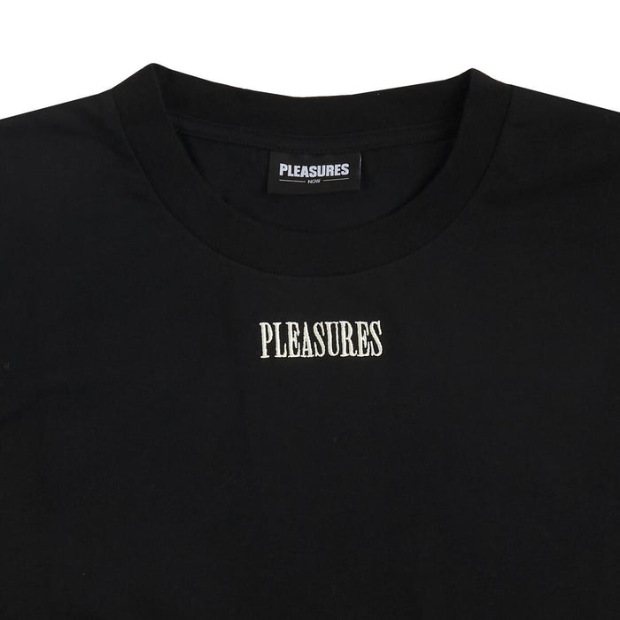 Tainted Contrast Black Cotton Tshirt