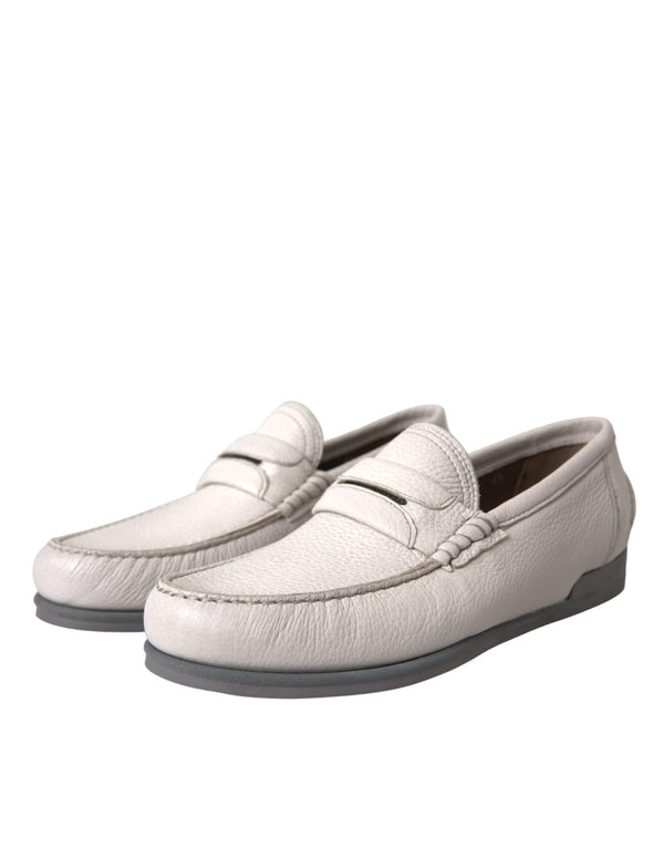 Dolce & Gabbana 100% Leather loafer in white
