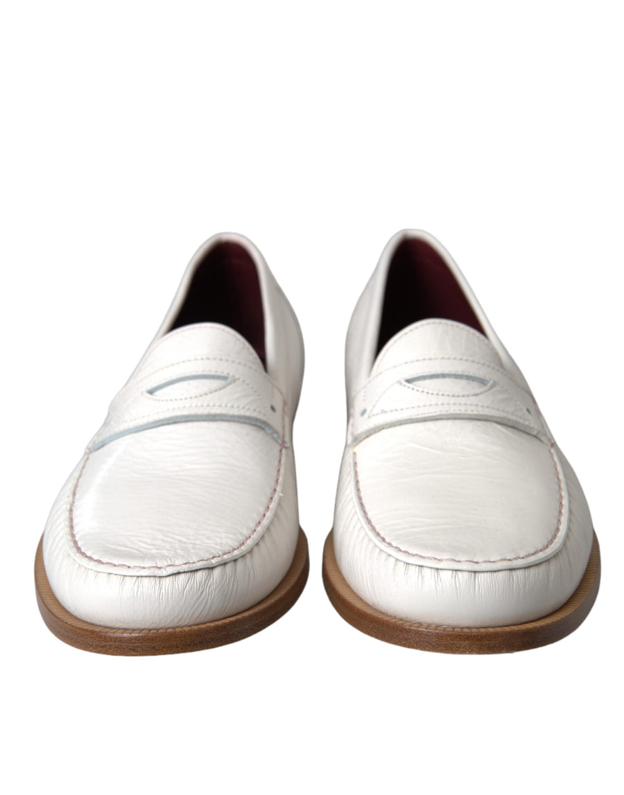 Dolce & Gabbana 100% Leather loafer in white