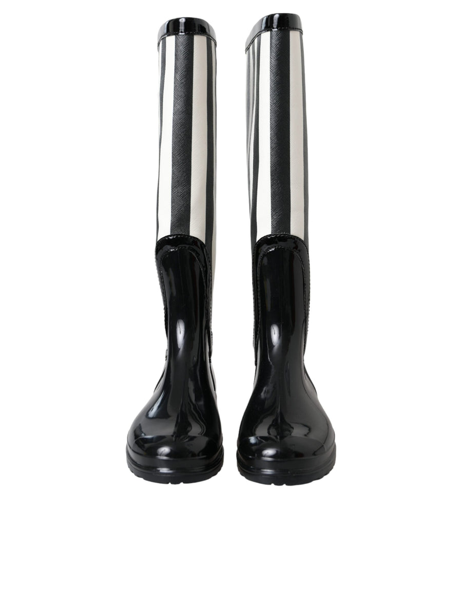 Dolce & Gabbana Rubber boot in black