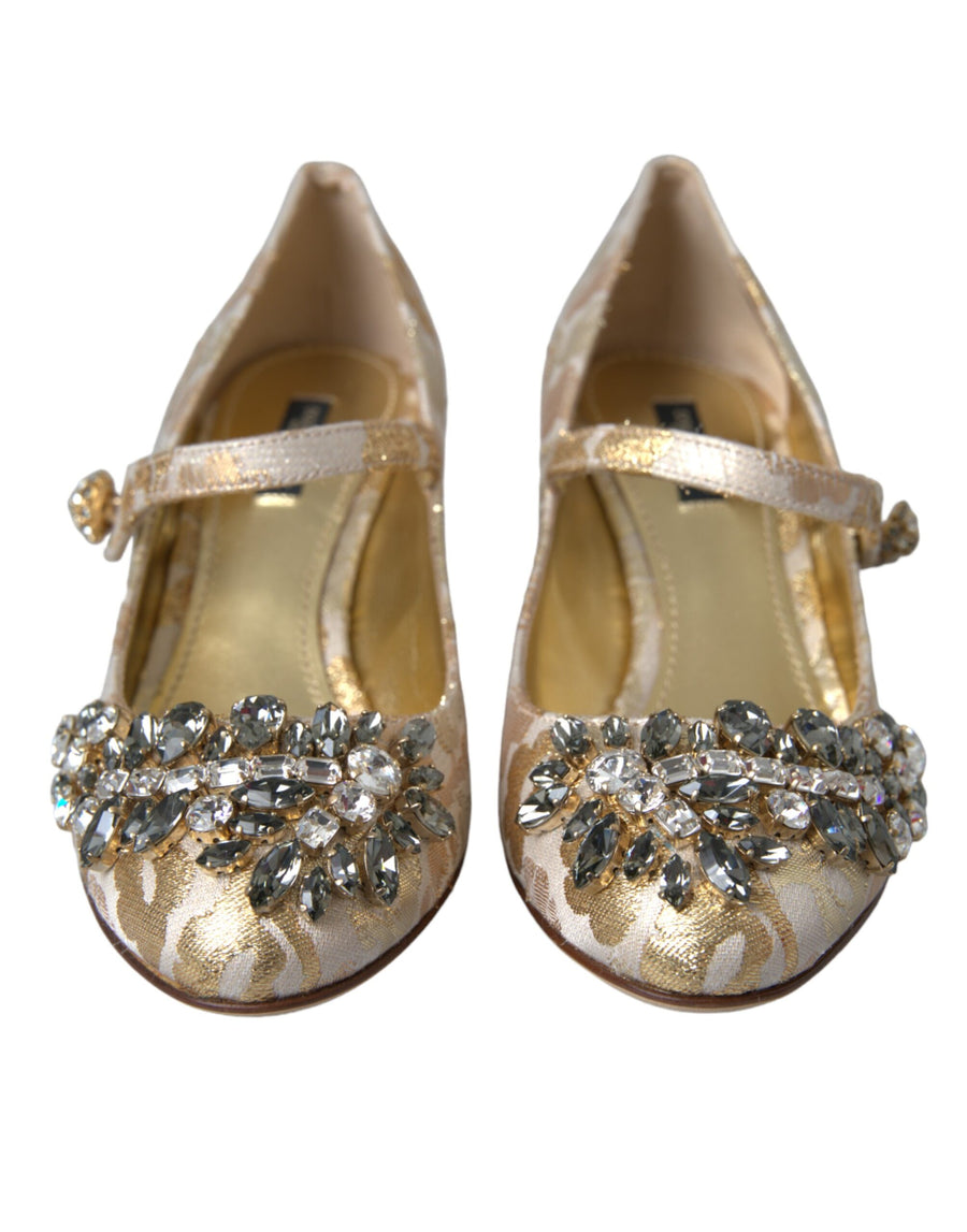 Dolce & Gabbana 35% Acetate pump in gold