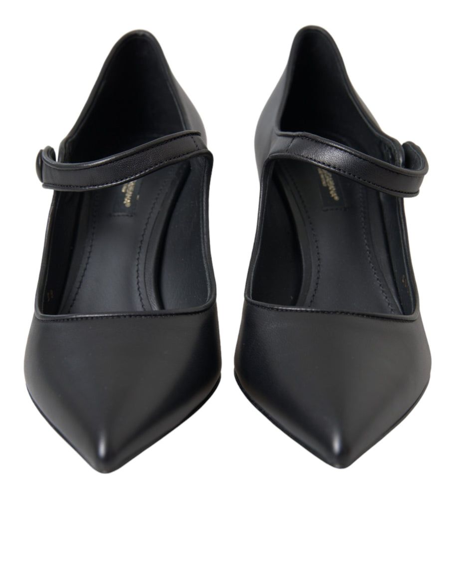 Dolce & Gabbana 100% Lamb Leather heel in black