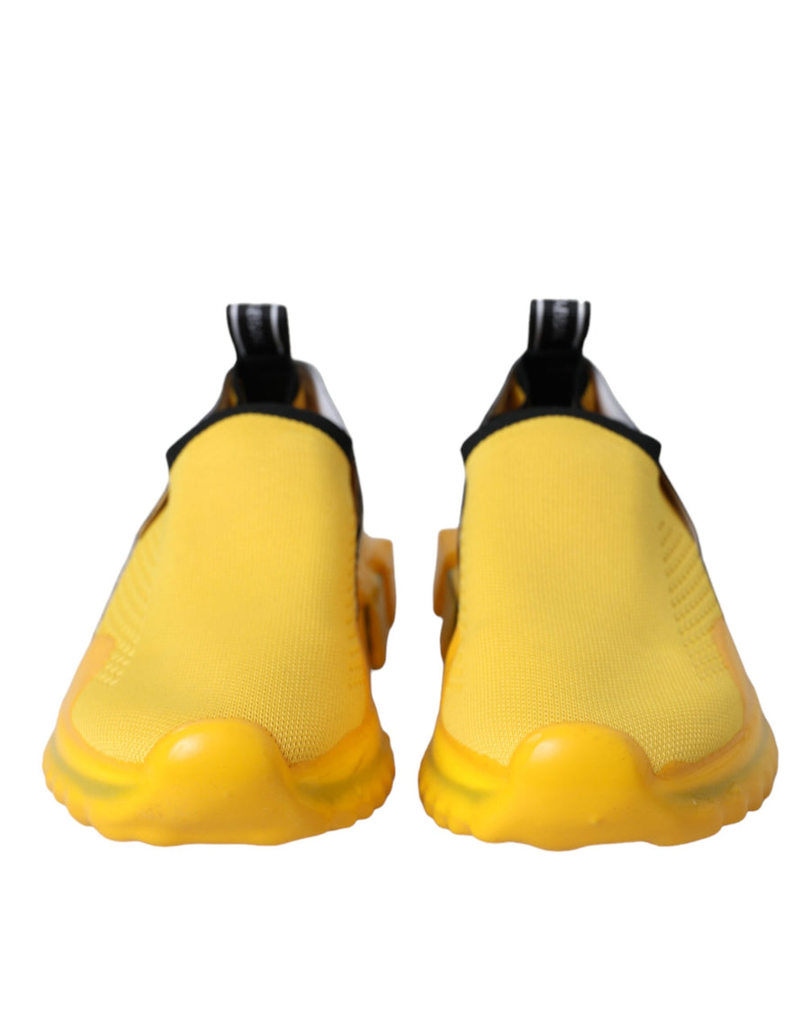 Dolce & Gabbana 70% Polyester 15% Viscose 10% Nylon 5% Elastane sneaker in yellow