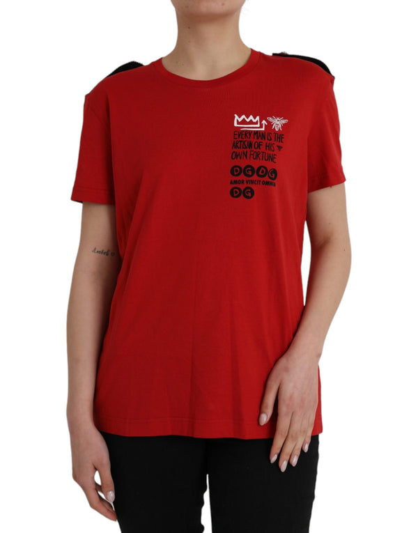 Dolce & Gabbana 100% Cotton t-shirt in red