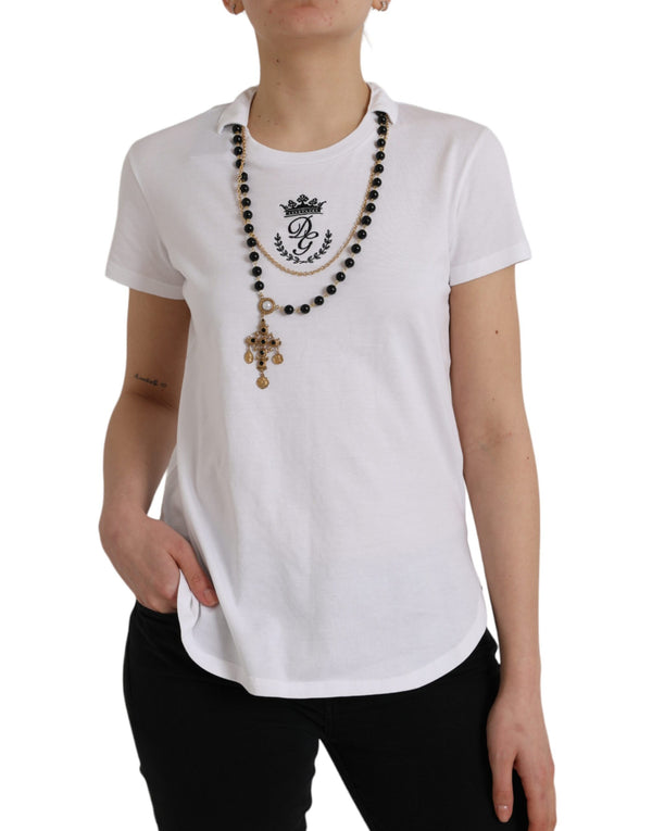 Dolce & Gabbana 100% Cotton t-shirt in white