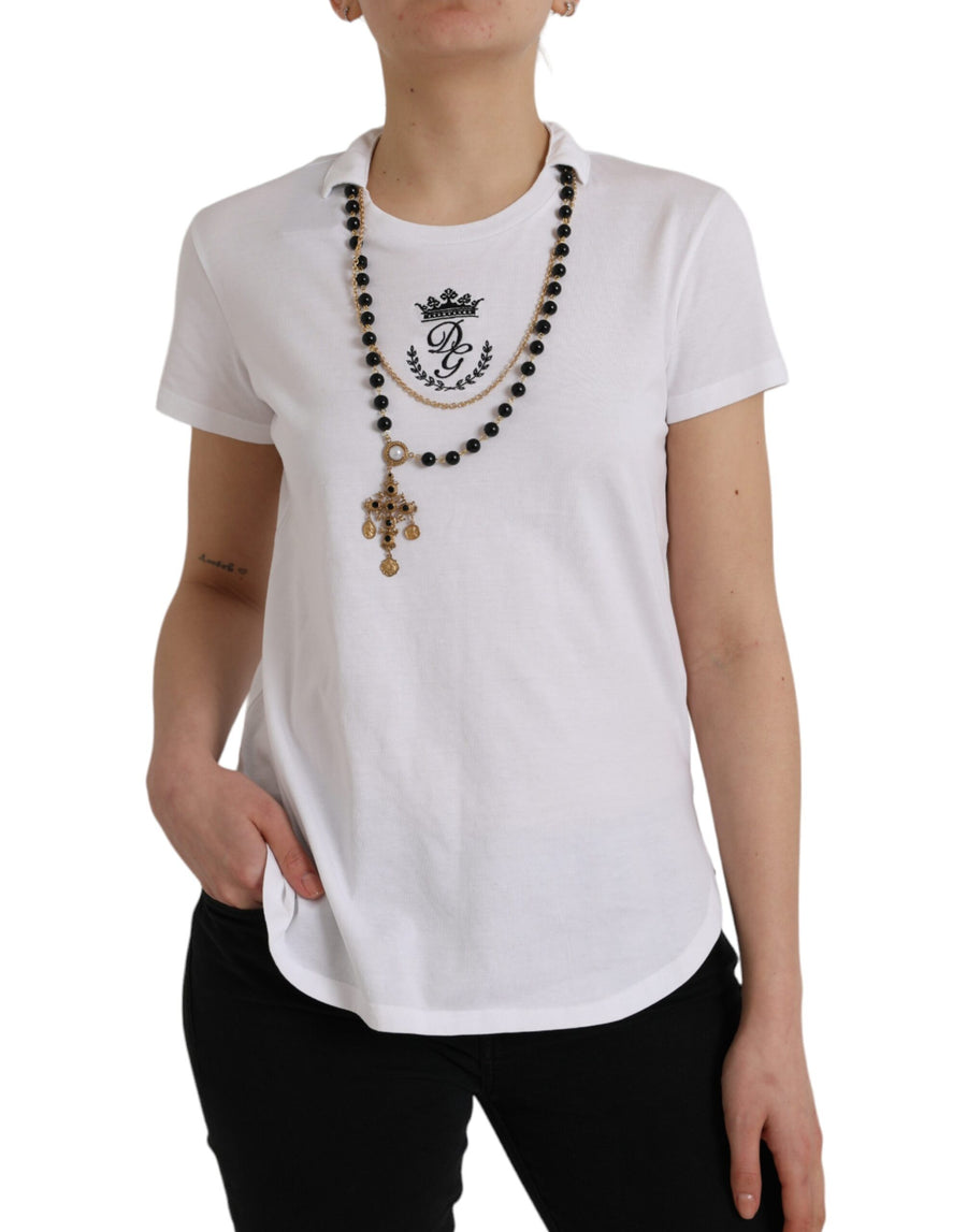 Dolce & Gabbana 100% Cotton t-shirt in white