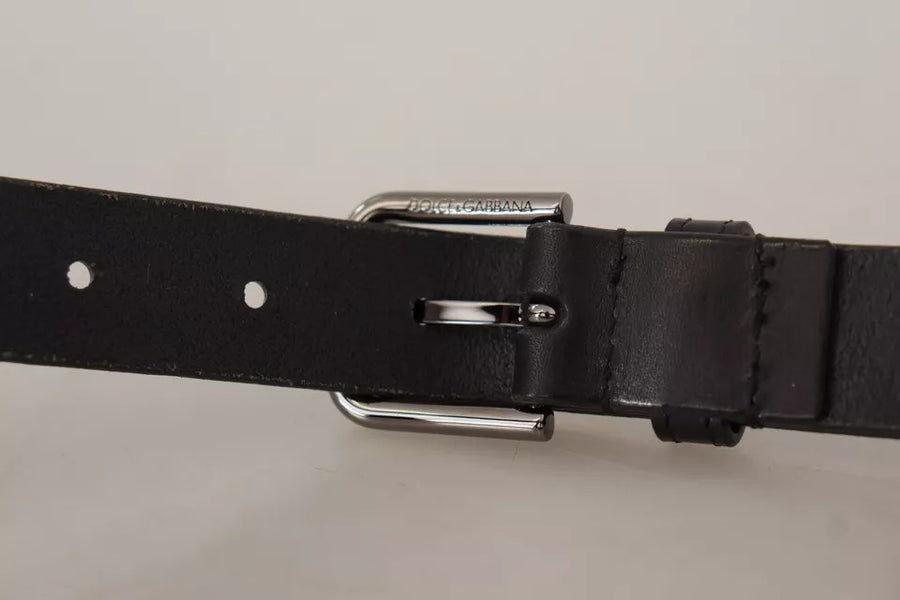 Dolce & Gabbana Leather belt in black