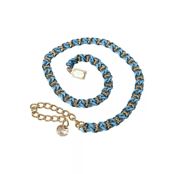 Dolce & Gabbana Brass belt in blue