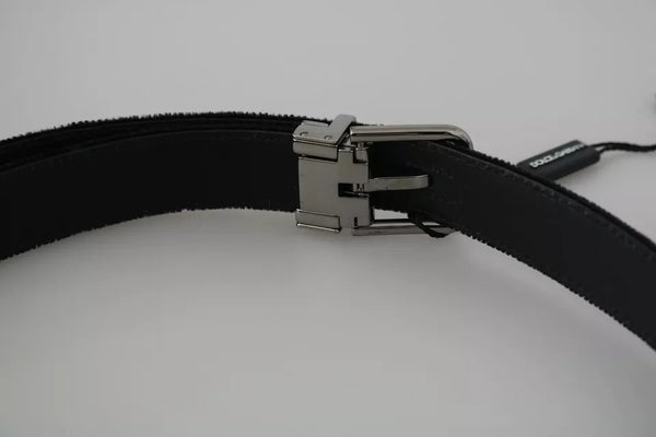 Dolce & Gabbana Leather outer belt in black