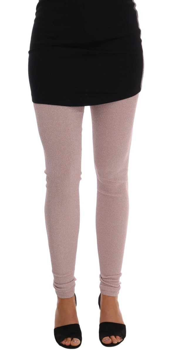 Dolce & Gabbana 70% Rayon leggings in pink