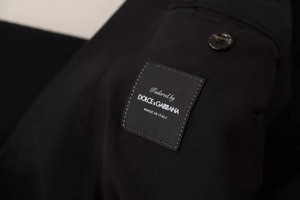 Dolce & Gabbana 90% Wool 7% Nylon 3% Silk blazer in black