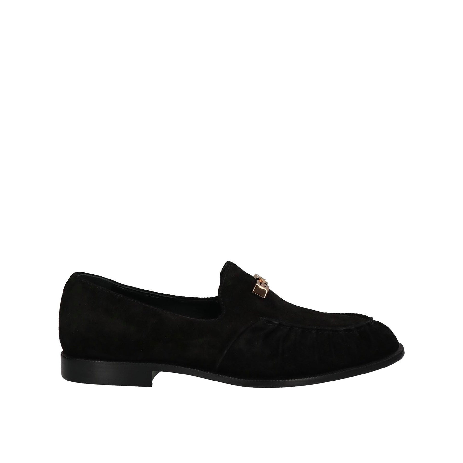 Leather Loafers Black Calf
