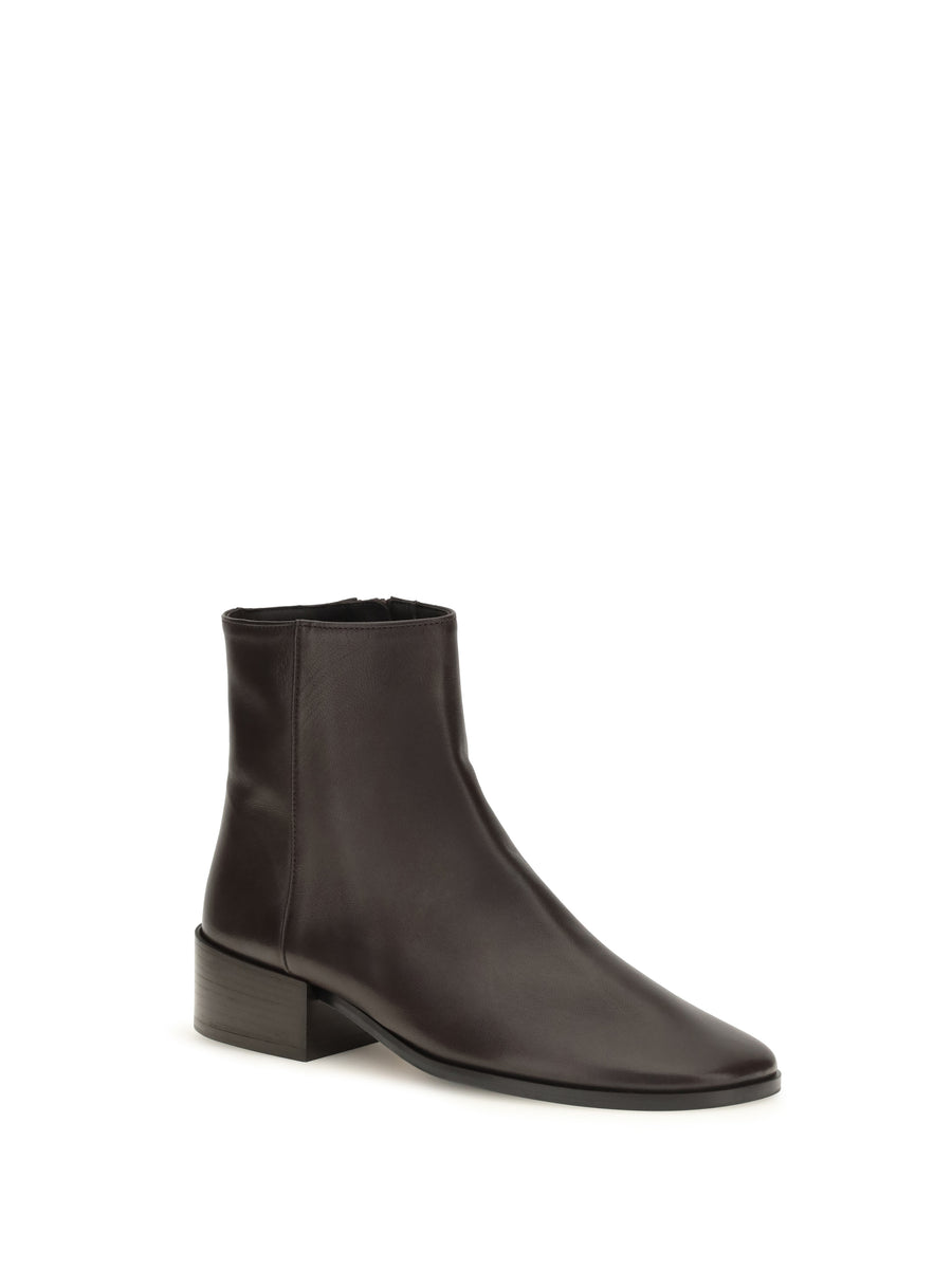 Leather Ankle Boots River Espresso