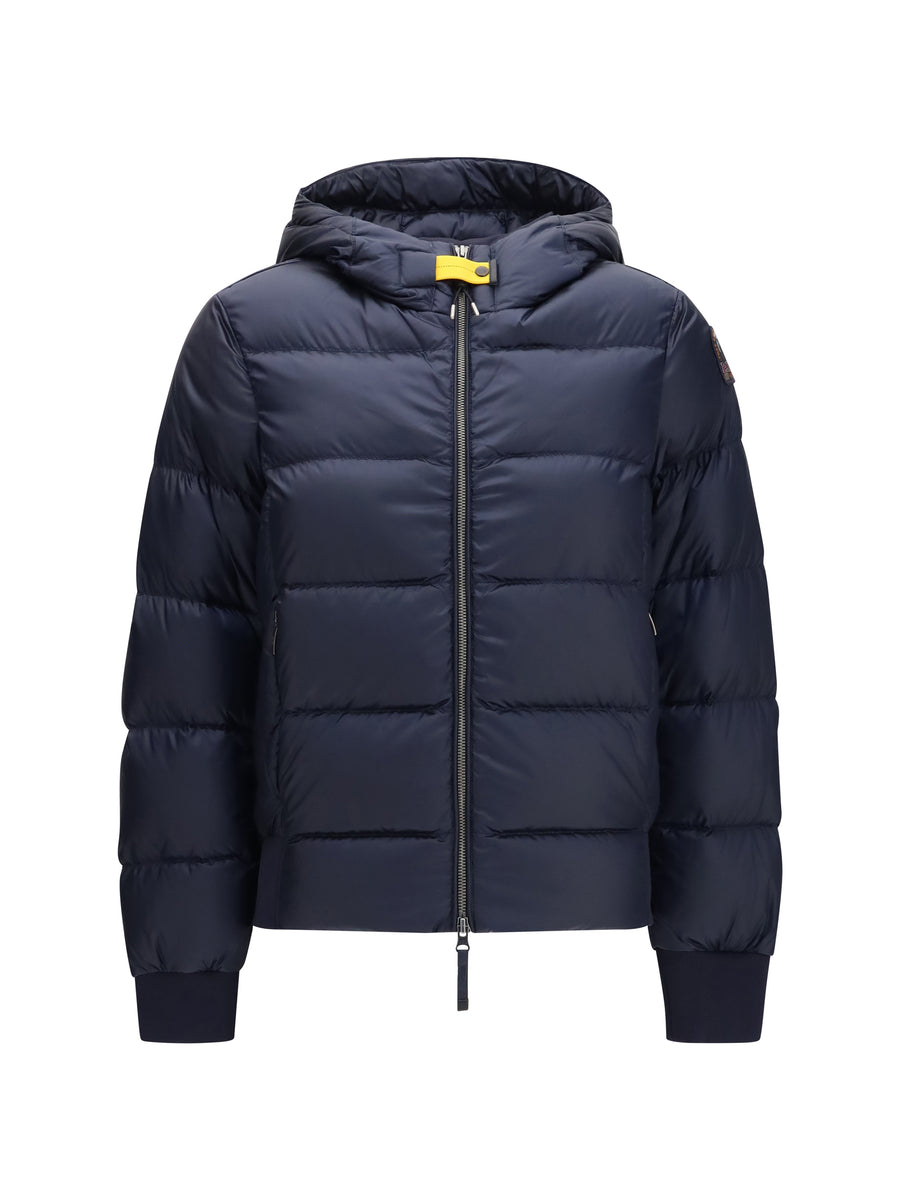 Mariah Hooded Down Jacket Blue Navy