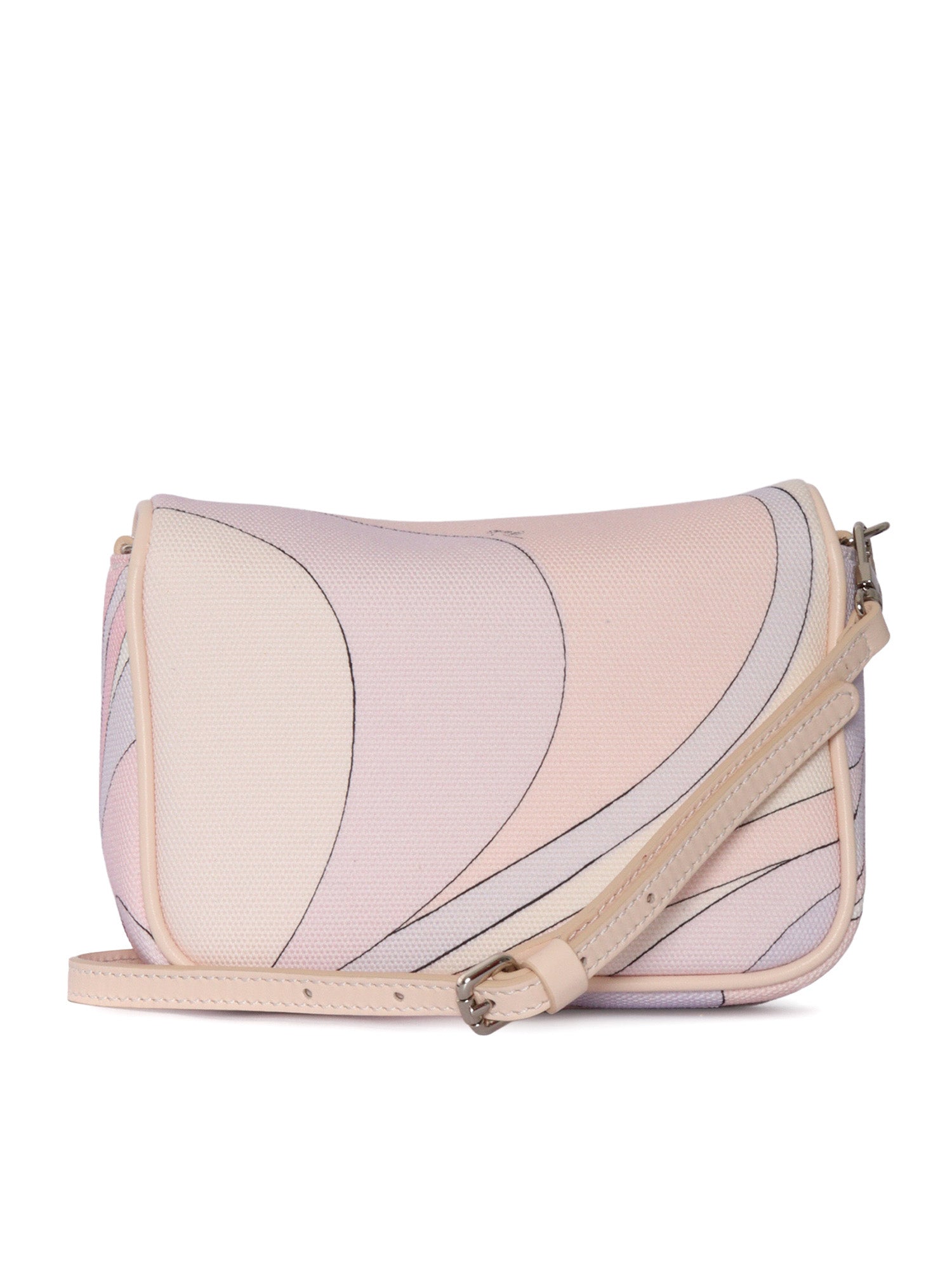 SHOULDER BAG Pink Cotton Cross