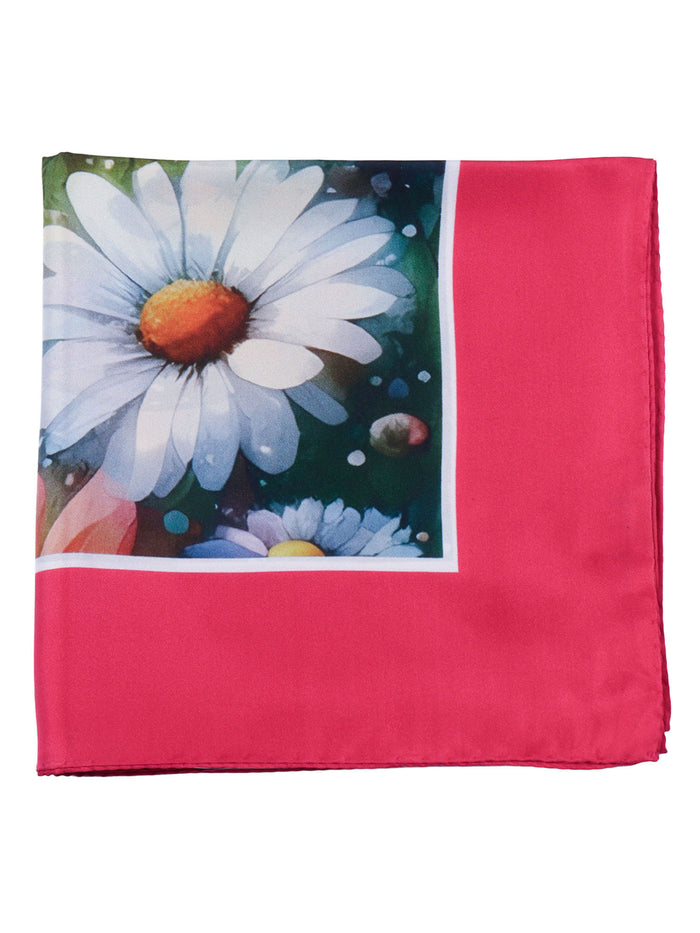 Oceano Stole Pink Silk Scarf