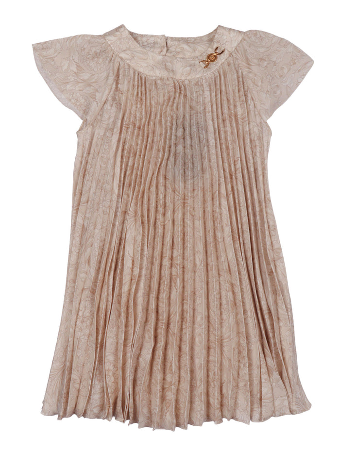 DRESS Beige Polyester
