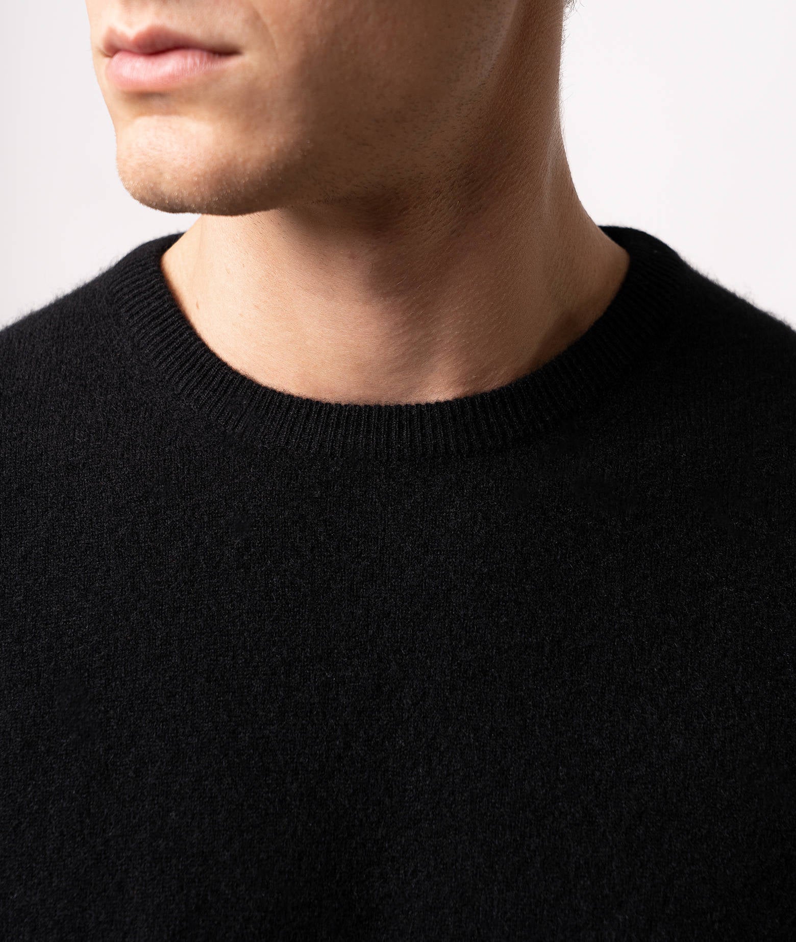 Crewneck Cashmere Sweater Ottawa Blue Basic Light Kintwear