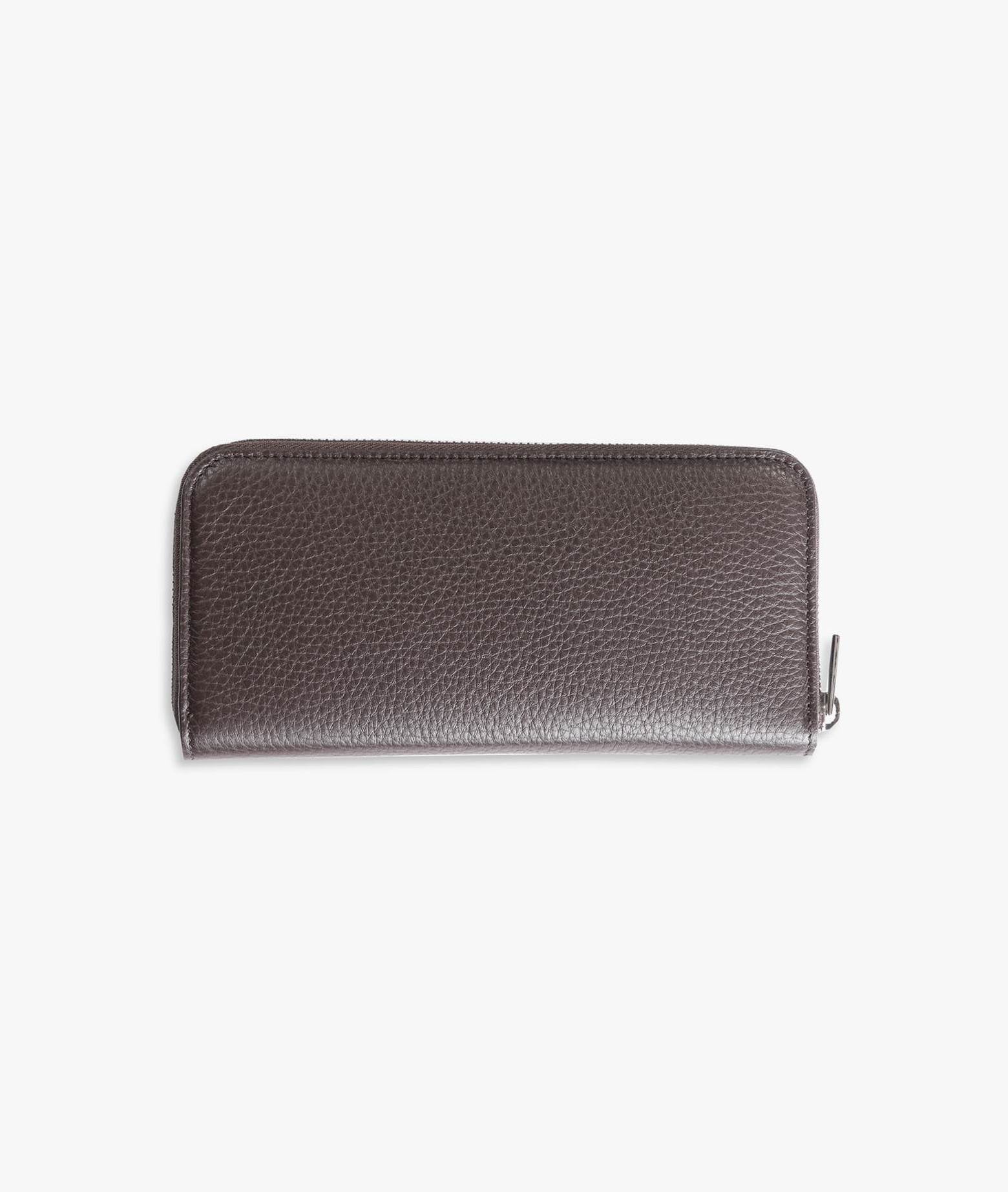 Zippered Wallet Lira Brown And Money Holder