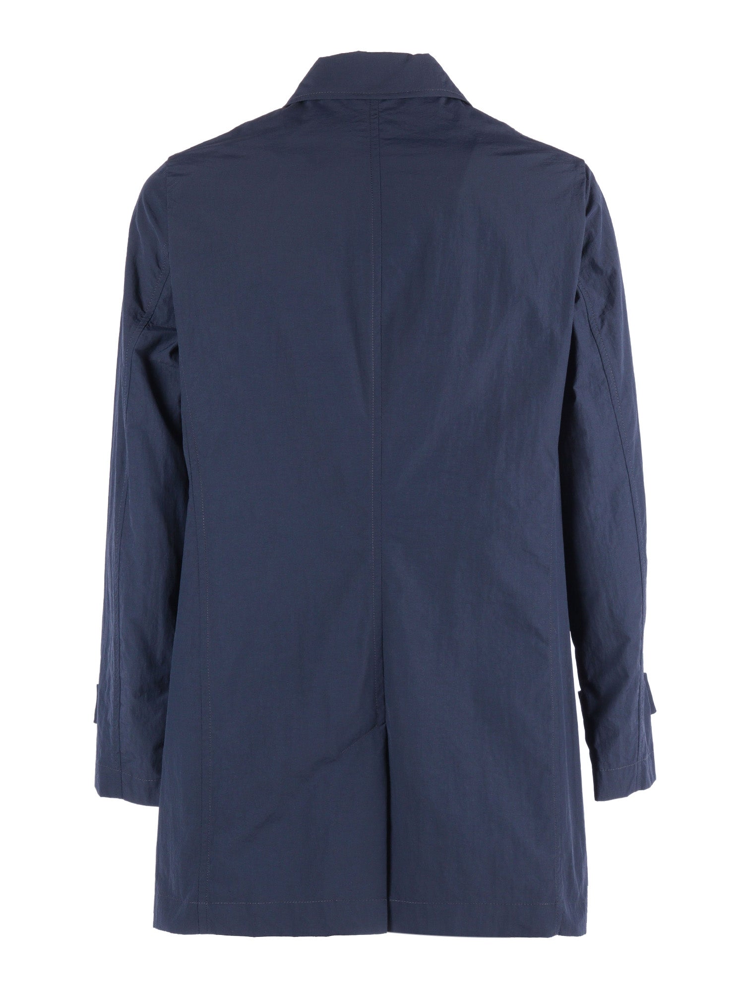 Rain - Bl Blue Polyamide Cotton Jacket