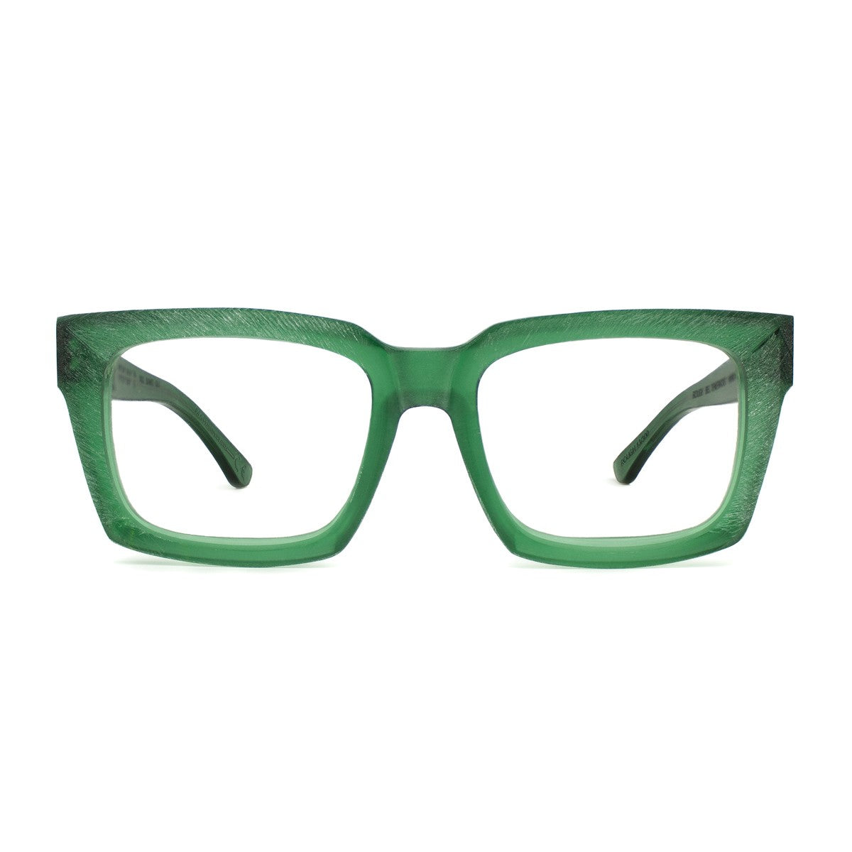 Dandys Bel Tenebroso Rough Satin Green Acetato Sunglasses