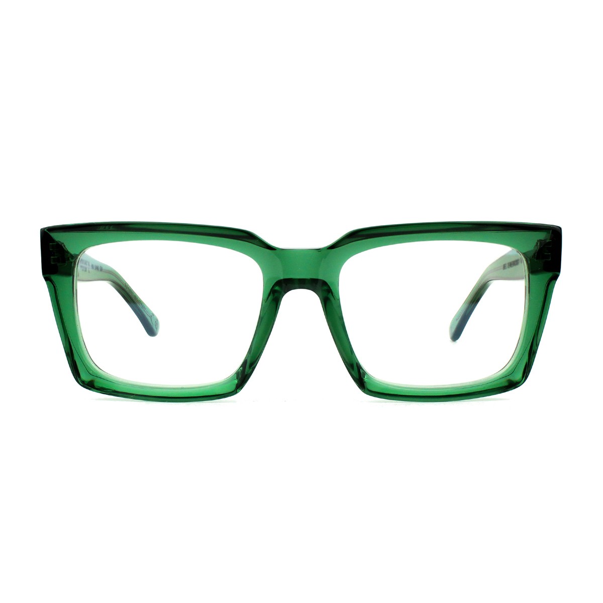 Dandys Bel Tenebroso Transparent Green Acetato Sunglasses