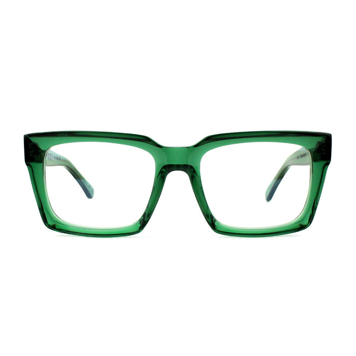Dandys Bel Tenebroso Transparent Green Acetato Sunglasses