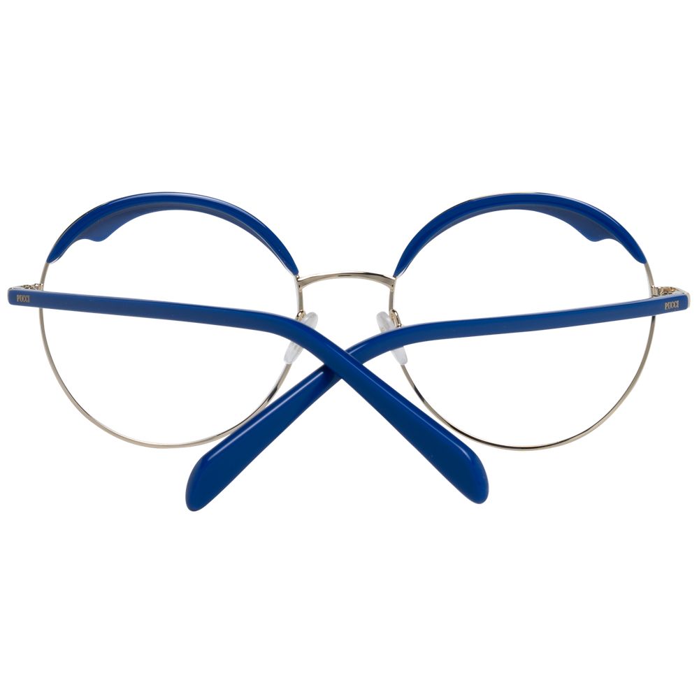Blue Metal & Plastic Glasses (frames) Accessory
