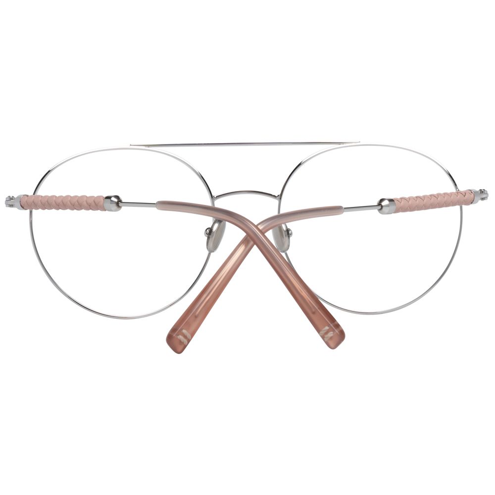 Silver Metal & Leather Glasses (frames) Accessory