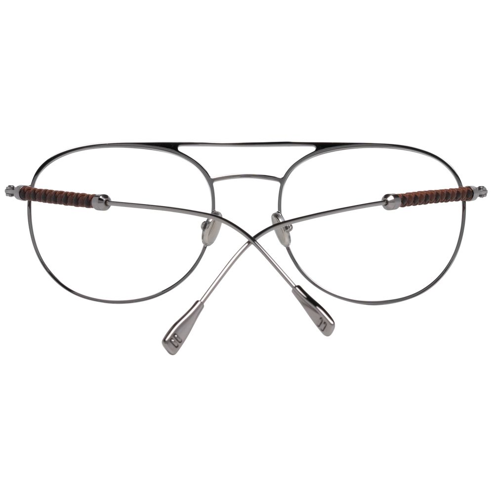 Tod's TO-1034126 Metal frame eyeglasses in silver — view 3