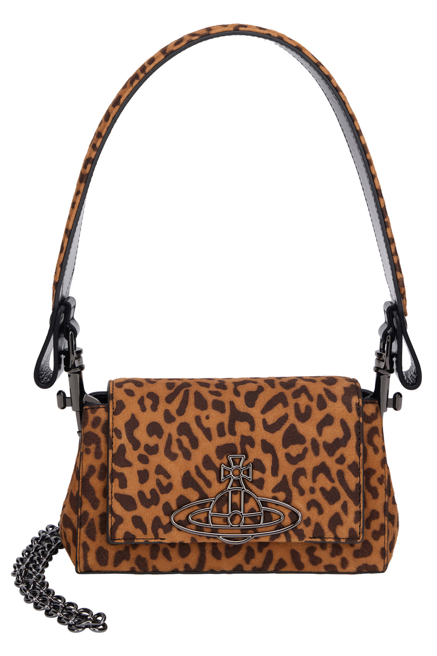 Handbag Linda Small Brown Sheep Fur Handbags