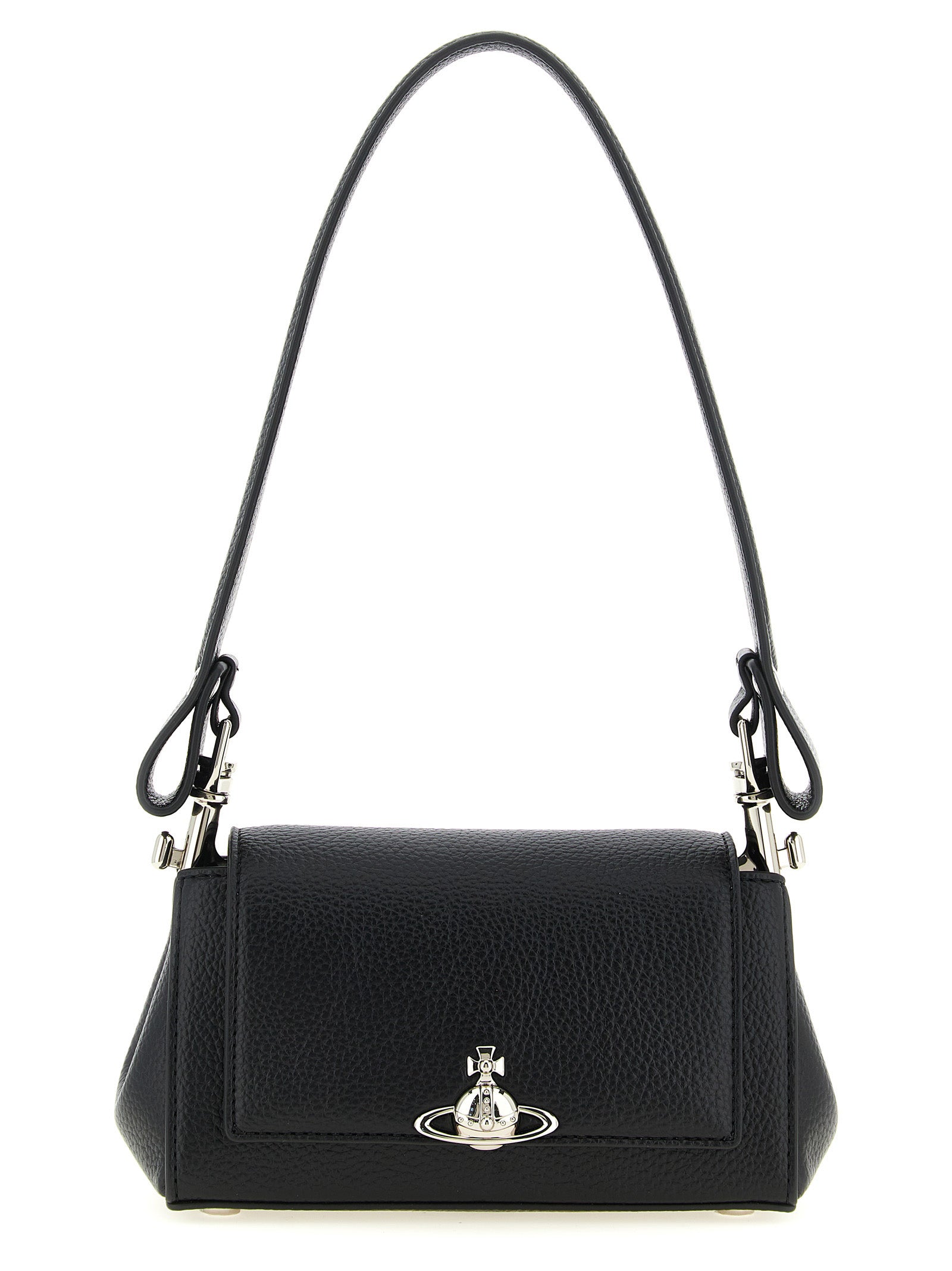 Hazel small shoulder bag Black Polyurethane