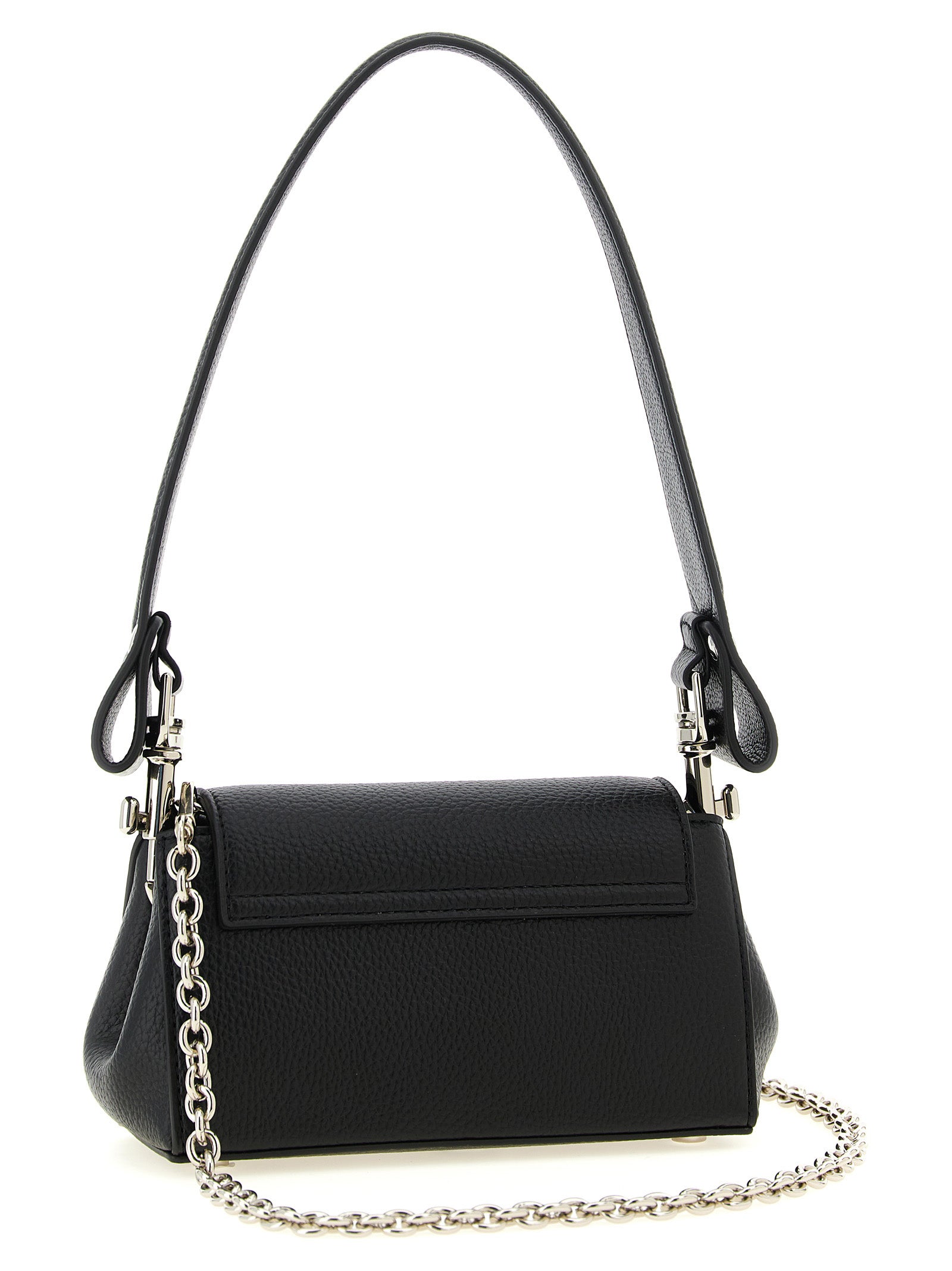 Hazel small shoulder bag Black Polyurethane