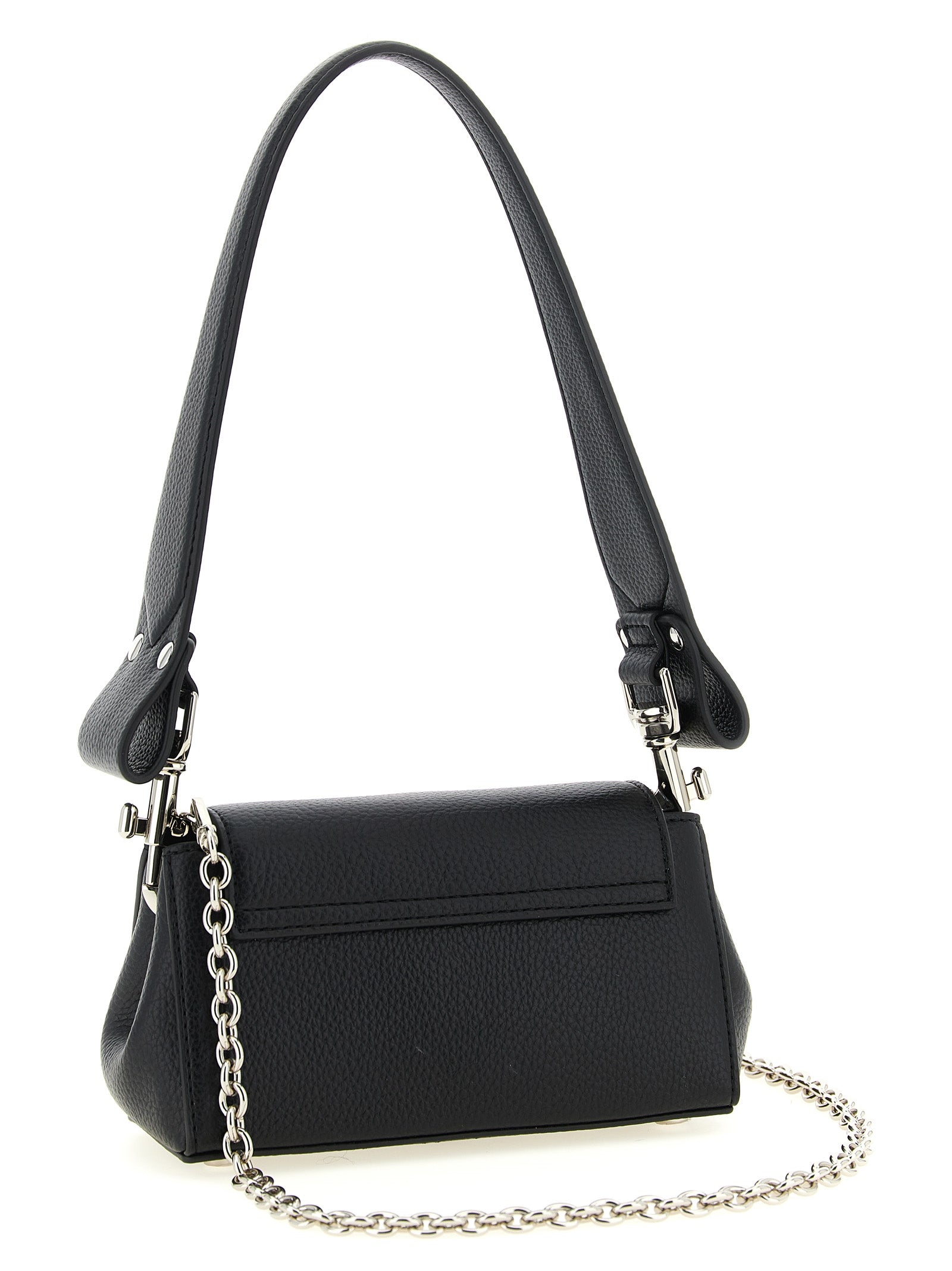 Hazel small shoulder bag Black Polyurethane
