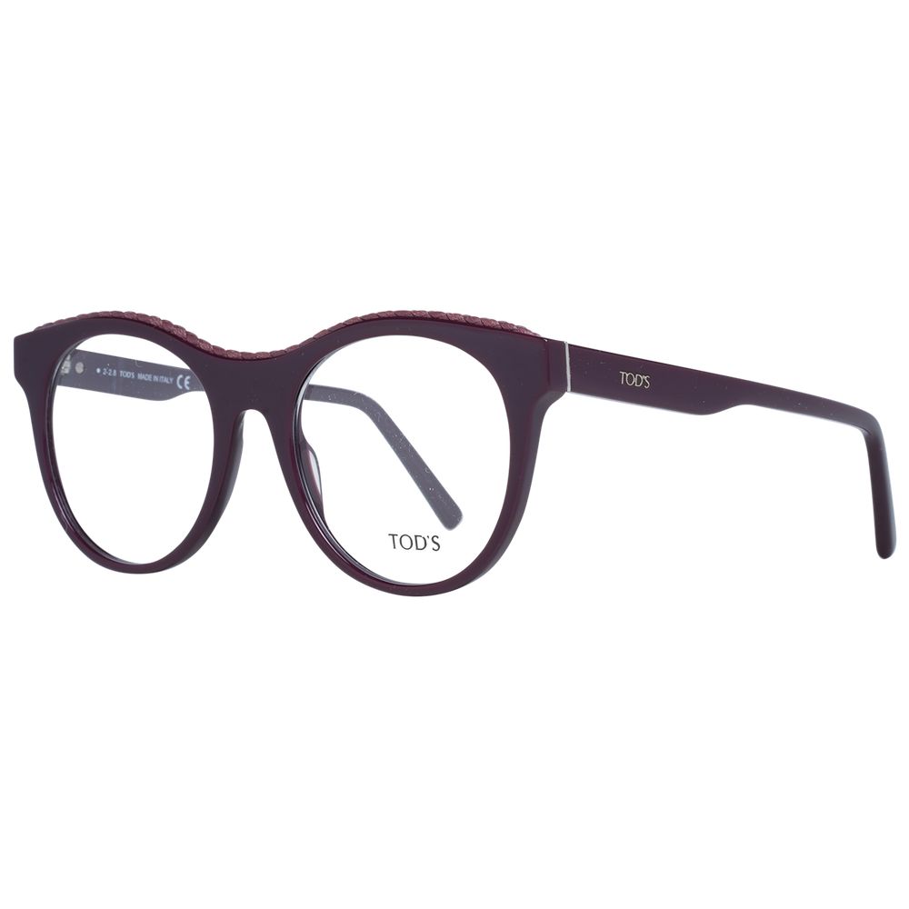 Tod's TO-1035286 Plastic frame eyeglasses in purple