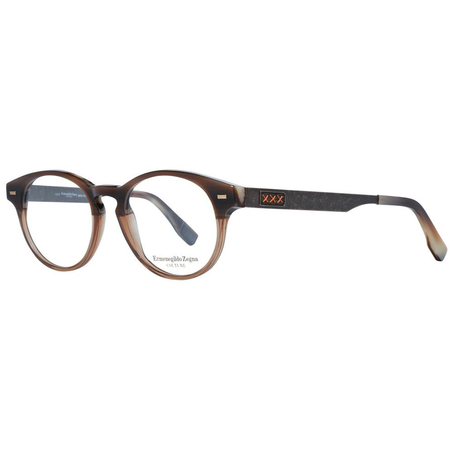 Ermenegildo Zegna ER-1038907 Plastic frame eyeglasses in brown