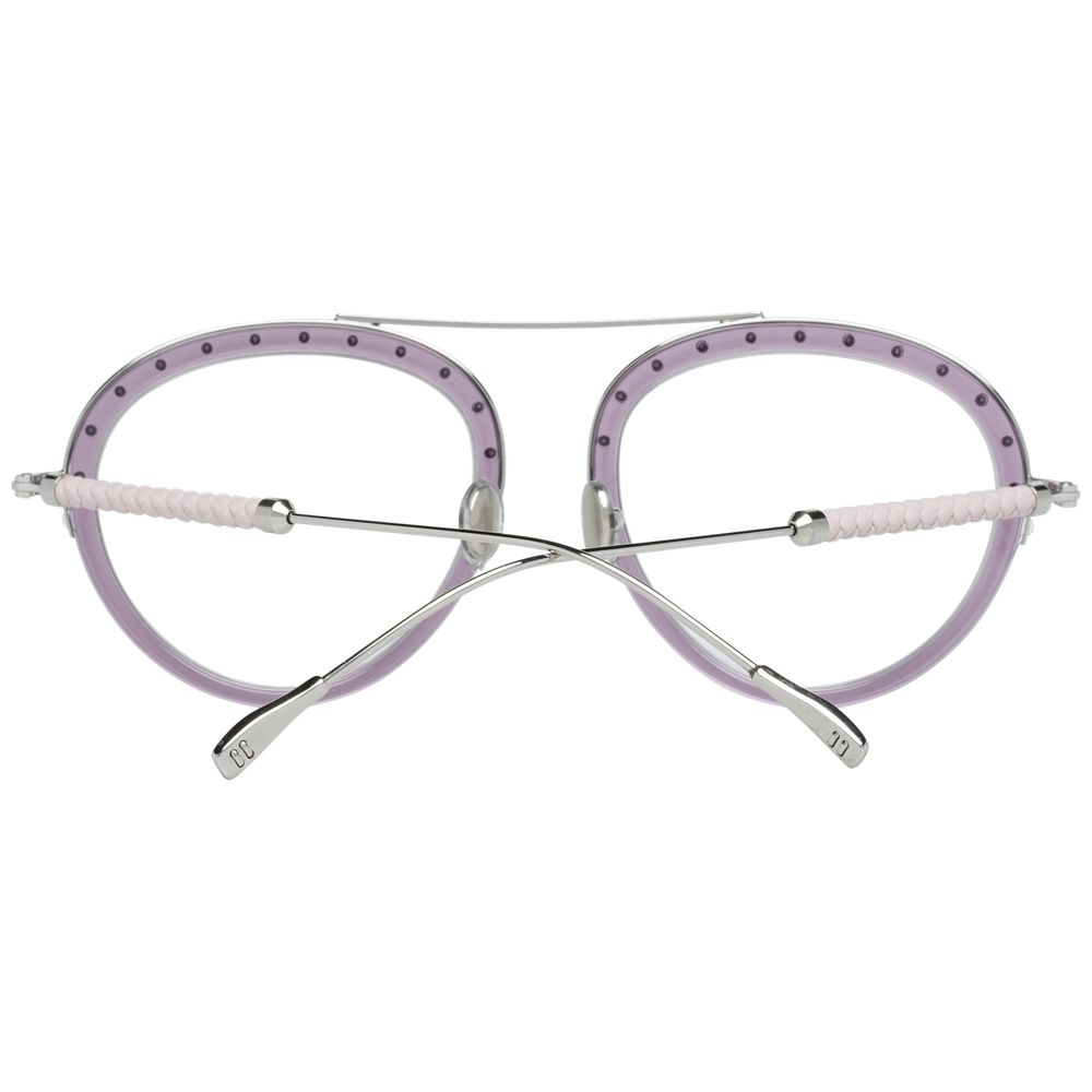 Purple Metal & Leather Glasses (frames) Accessory