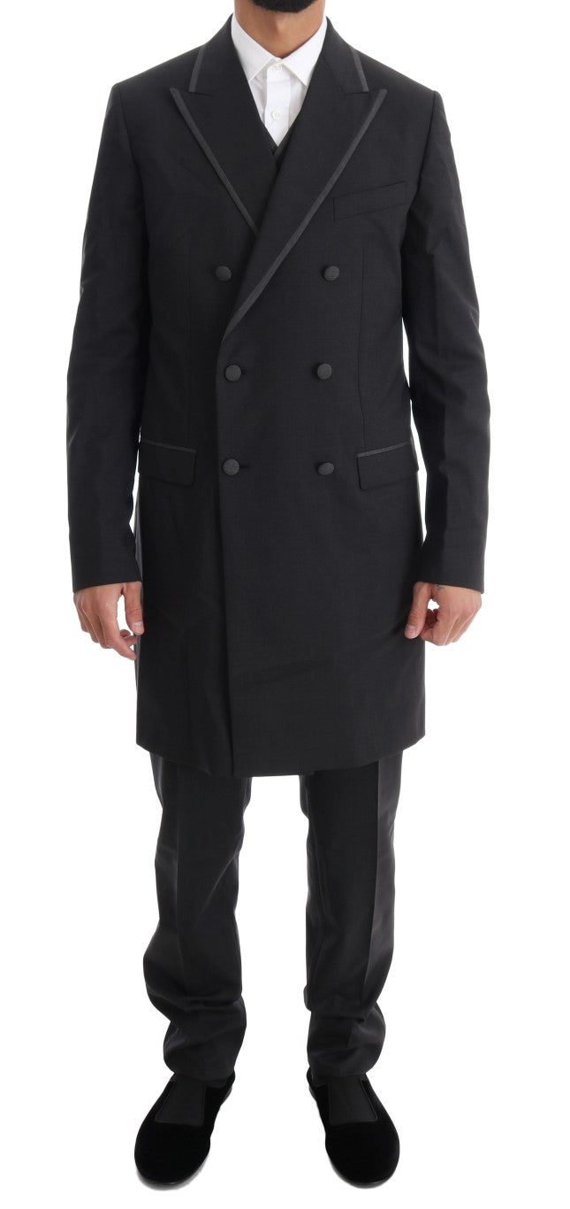 Dolce & Gabbana 97% Wool suit in gray