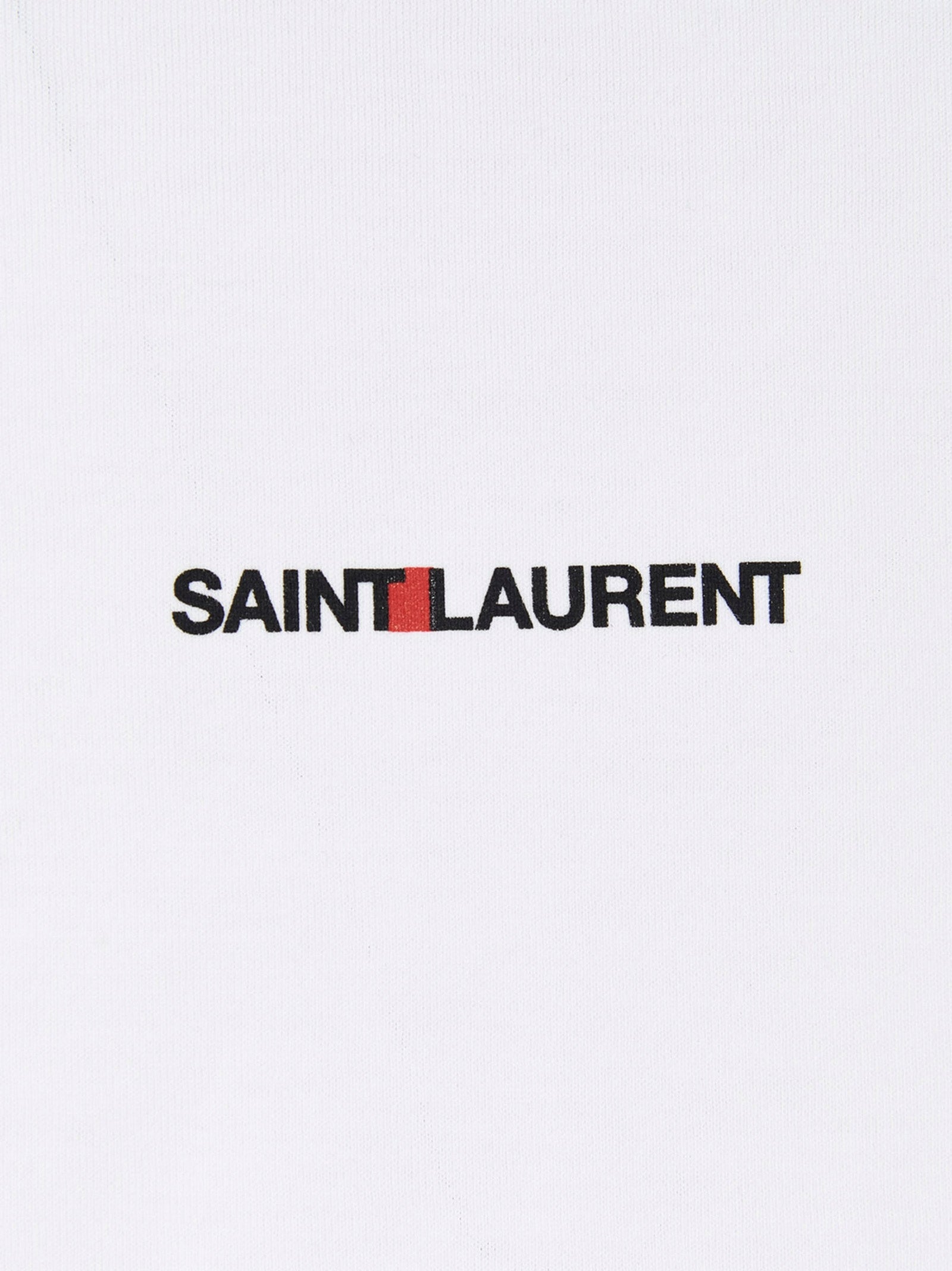 Saint Laurent Rive gauche T-shirt White Cotton