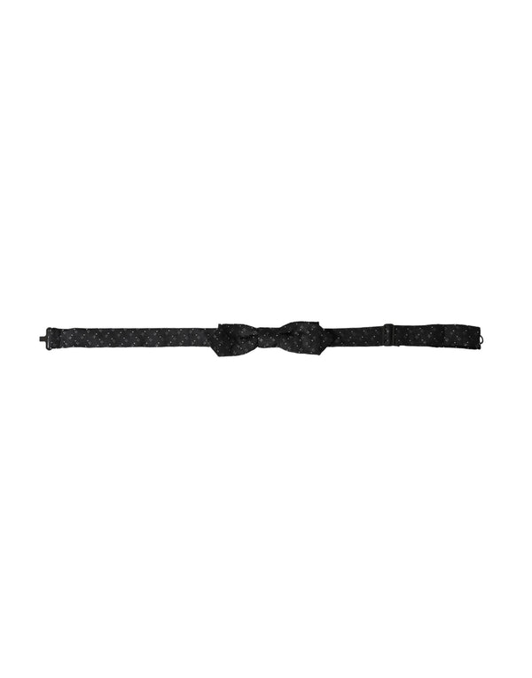Dolce & Gabbana 100% Silk bow tie in black