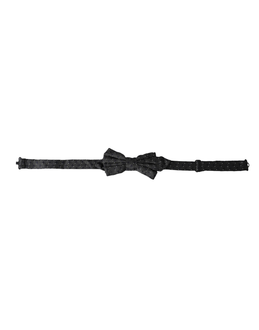 Dolce & Gabbana 100% Silk bow tie in black