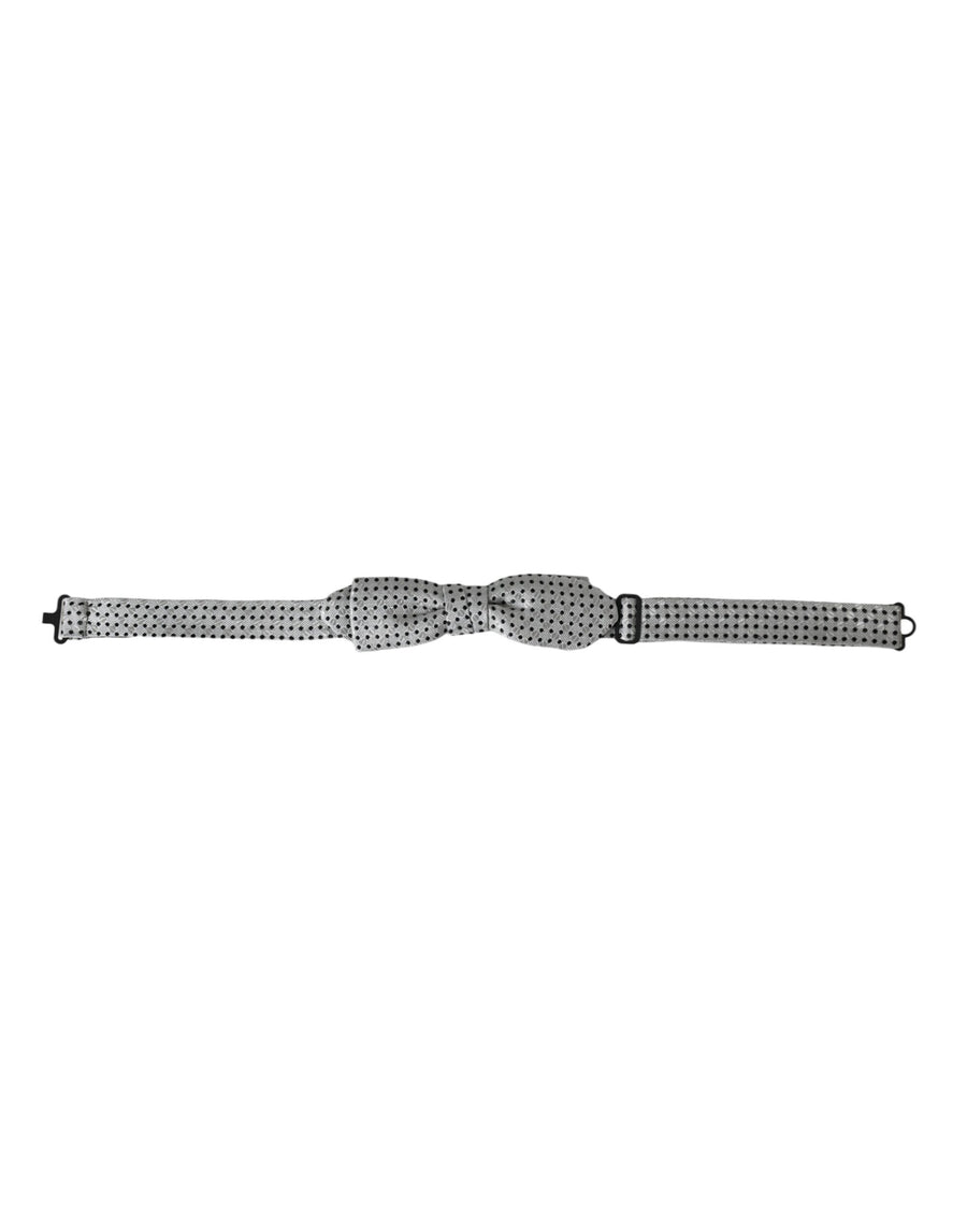 Dolce & Gabbana 100% Silk bow tie in gray