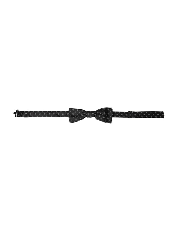Dolce & Gabbana 100% Silk bow tie in black