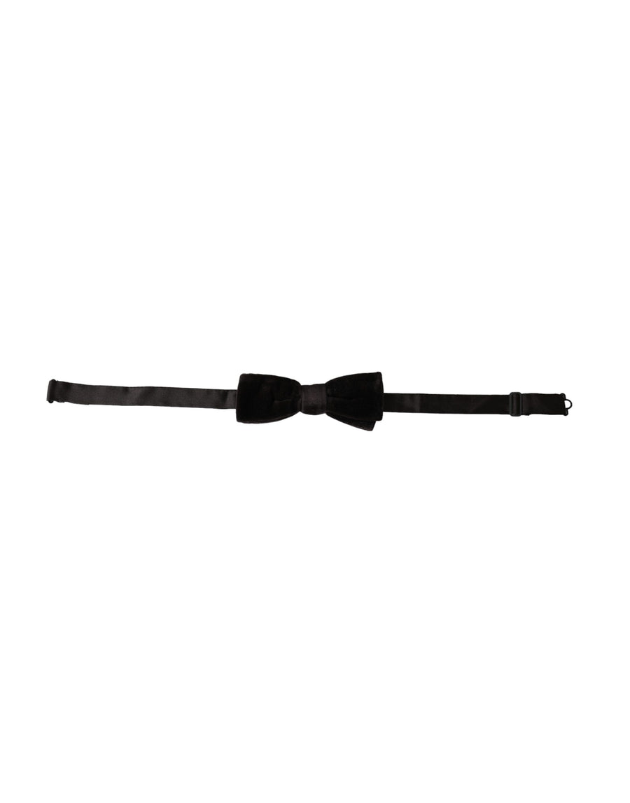 Dolce & Gabbana 98% Cotton bow tie in black