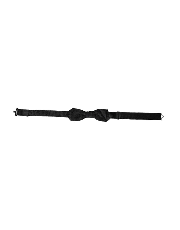 Dolce & Gabbana 100% Silk bow tie in black