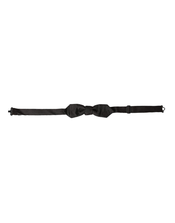Dolce & Gabbana 100% Silk bow tie in black