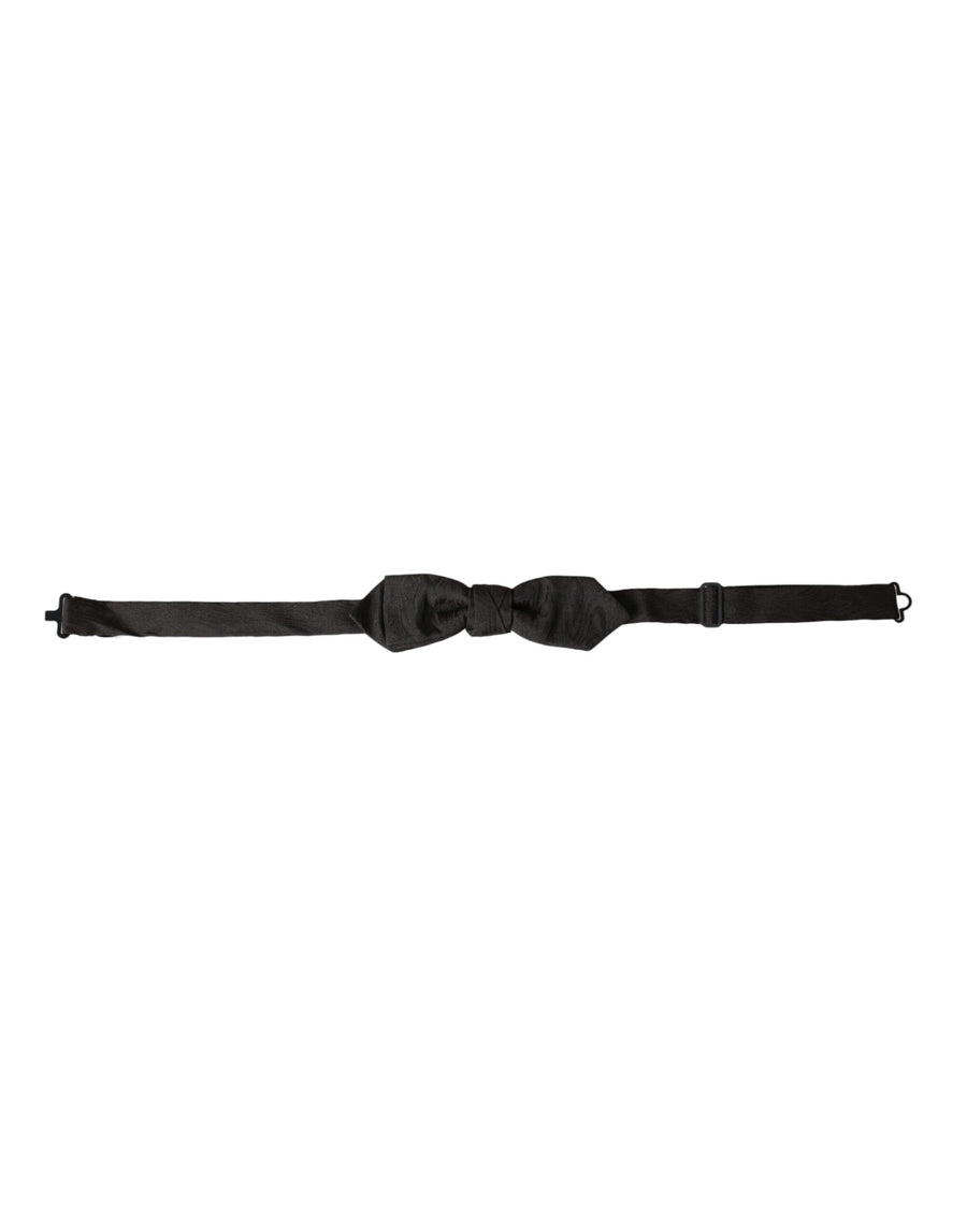 Dolce & Gabbana 100% Silk bow tie in black