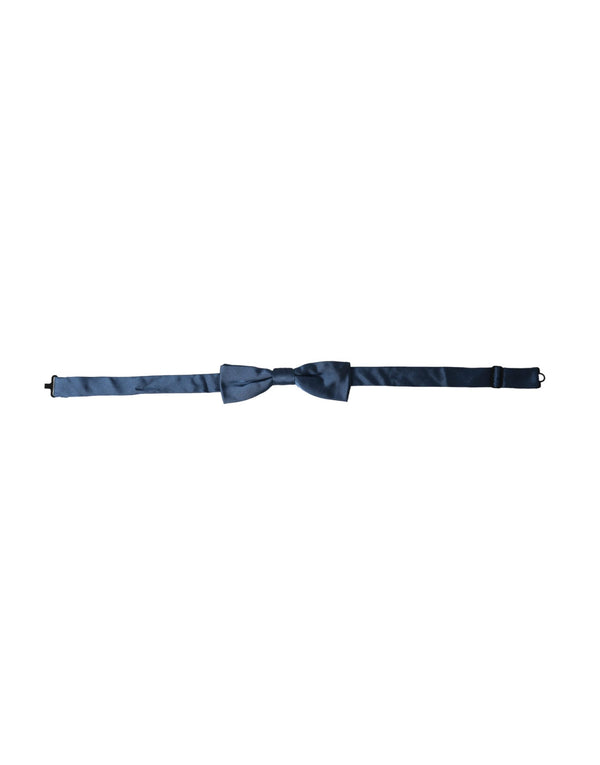 Dolce & Gabbana 100% Silk bow tie in blue