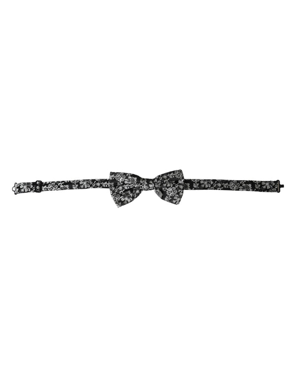 Dolce & Gabbana 100% Silk bow tie in black