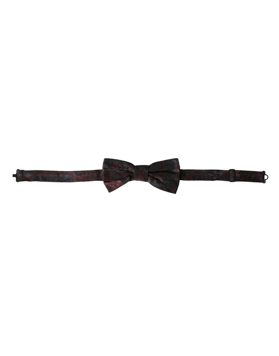 Dolce & Gabbana 100% Silk bow tie in black